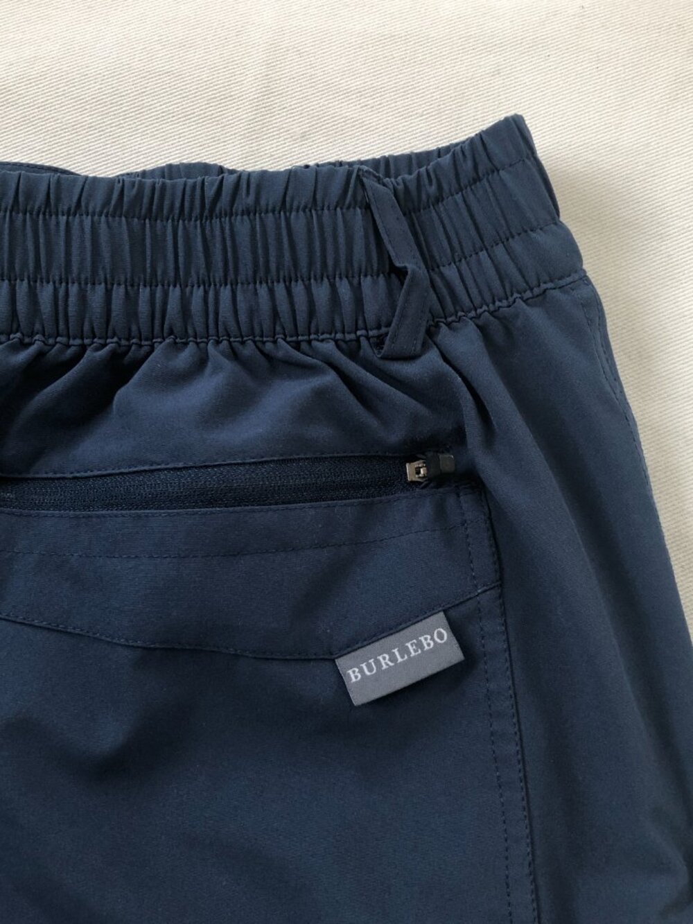 Burlebo Performance Shorts Mens XL Blue Moisture Wicking Stretch Casual Golf - Picture 5 of 8